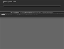 Tablet Screenshot of jobsrapido.com